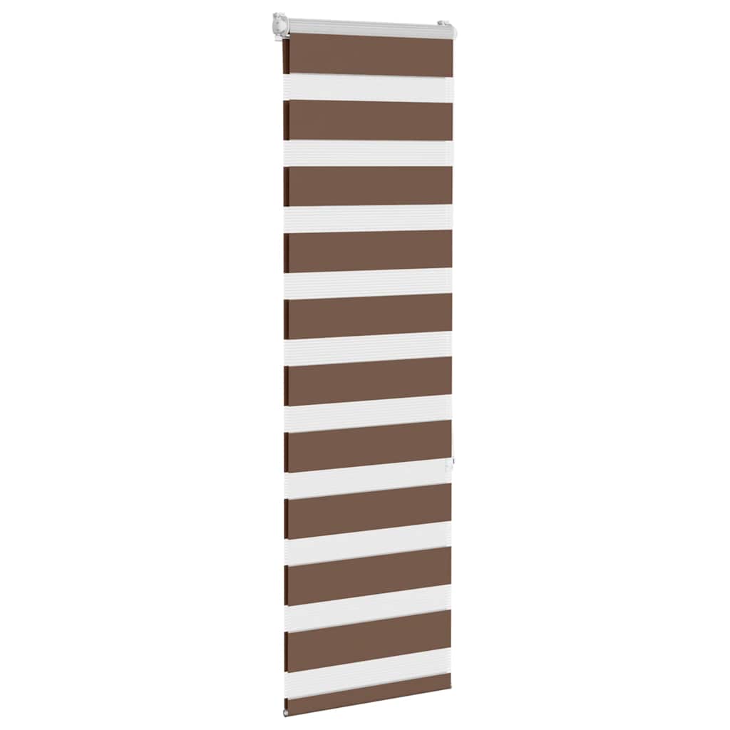 Vidaxx Zebra-Rollo 50x150 cm Stoffbreite 45,9 cm Polyester braun