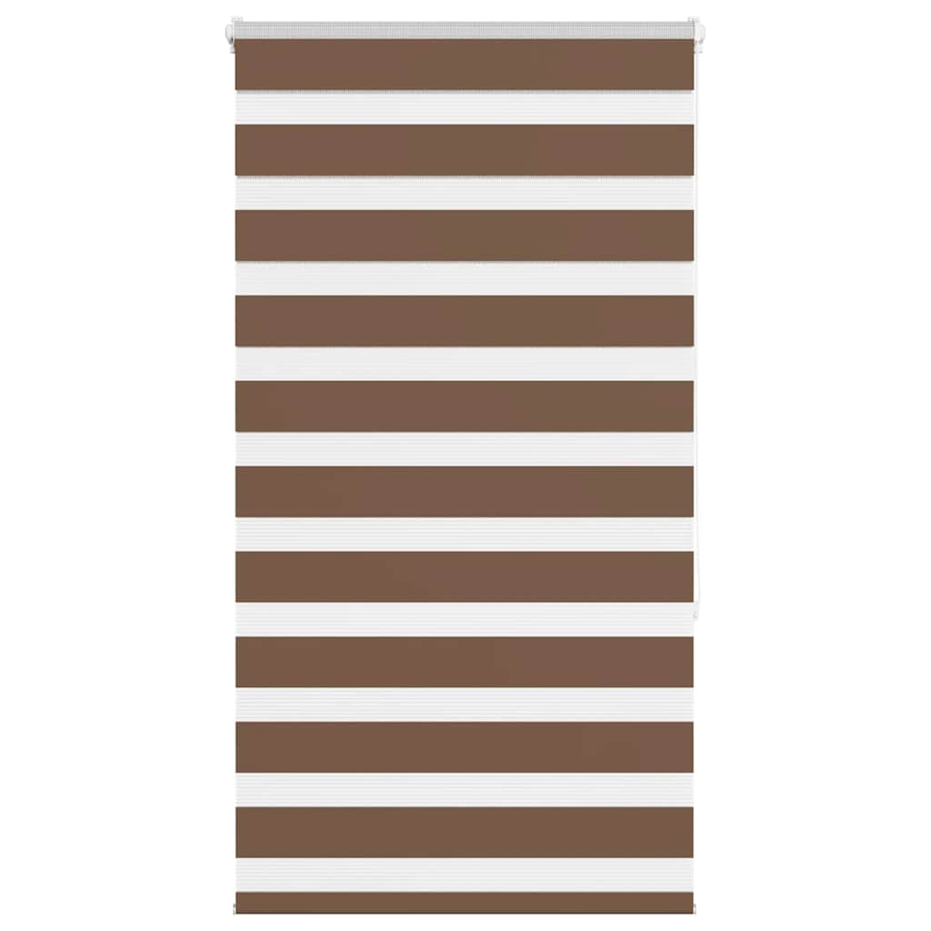 Vidaxx Zebra-Rollo 90x150 cm Stoffbreite 85,9 cm Polyester braun
