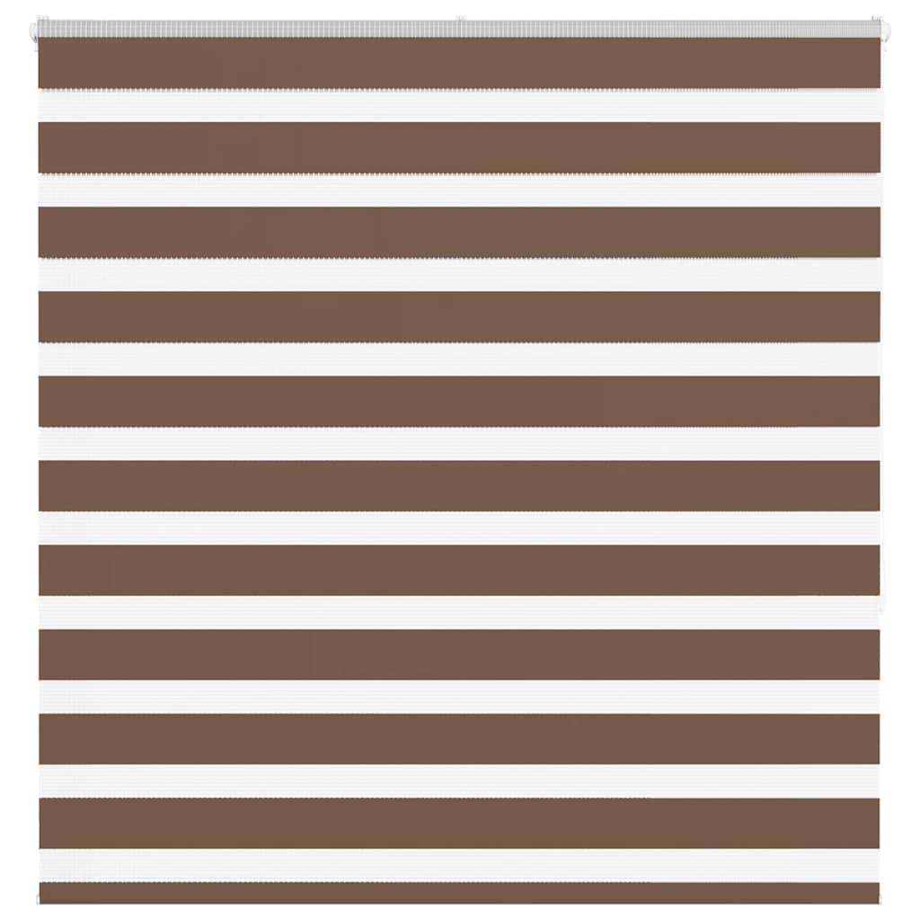 VidaXL Zebra-Rollo 140x150 cm Stoffbreite 135,9 cm Polyester braun