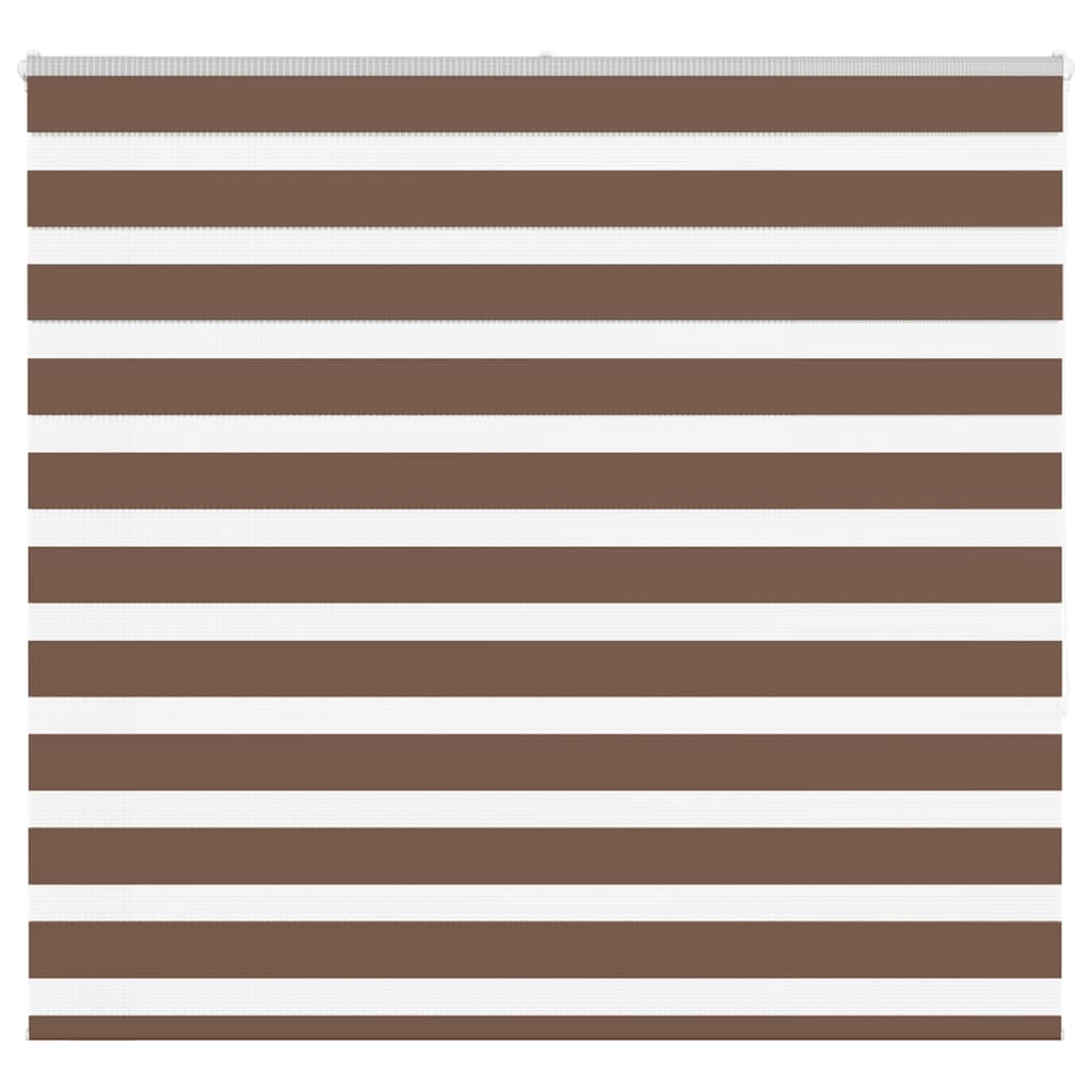 VidaXL Zebra-Rollo 165x150 cm Stoffbreite 160,9 cm Polyester braun