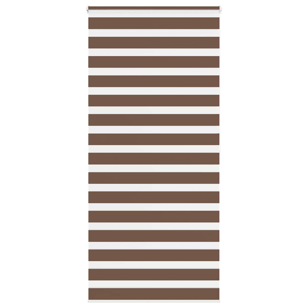 Vidaxx Zebra-Rollo 95x200 cm Stoffbreite 90,9 cm Polyester braun
