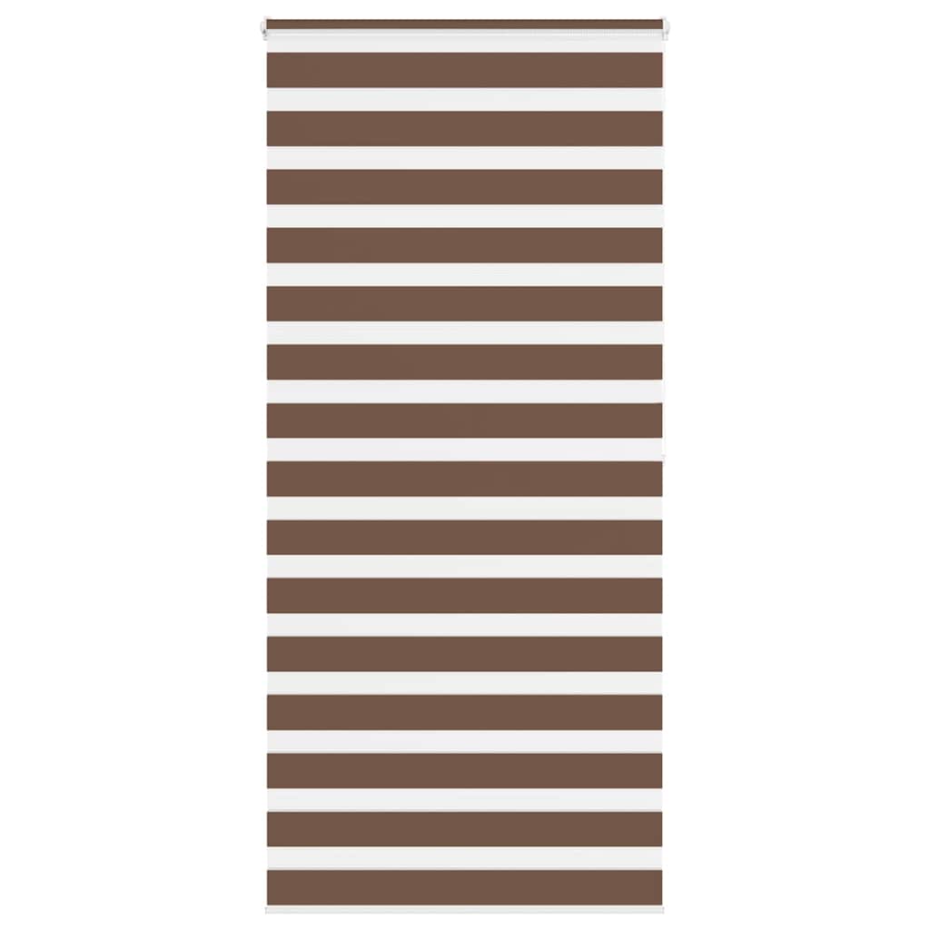 VidaXL Zebra-Rollo 105x200 cm Stoffbreite 100,9 cm Polyester braun