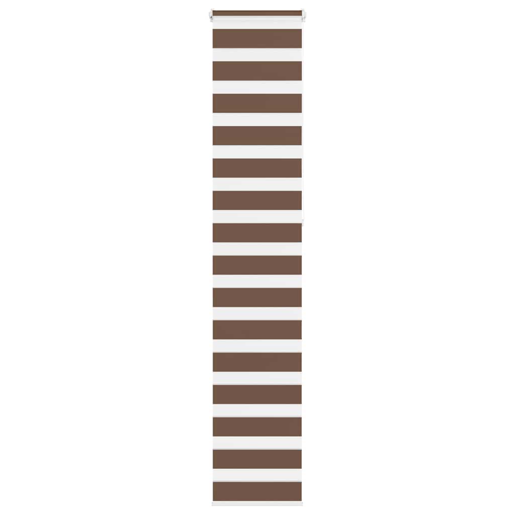 Vidaxx Zebra-Rollo 45x230 cm Stoffbreite 40,9 cm Polyester braun