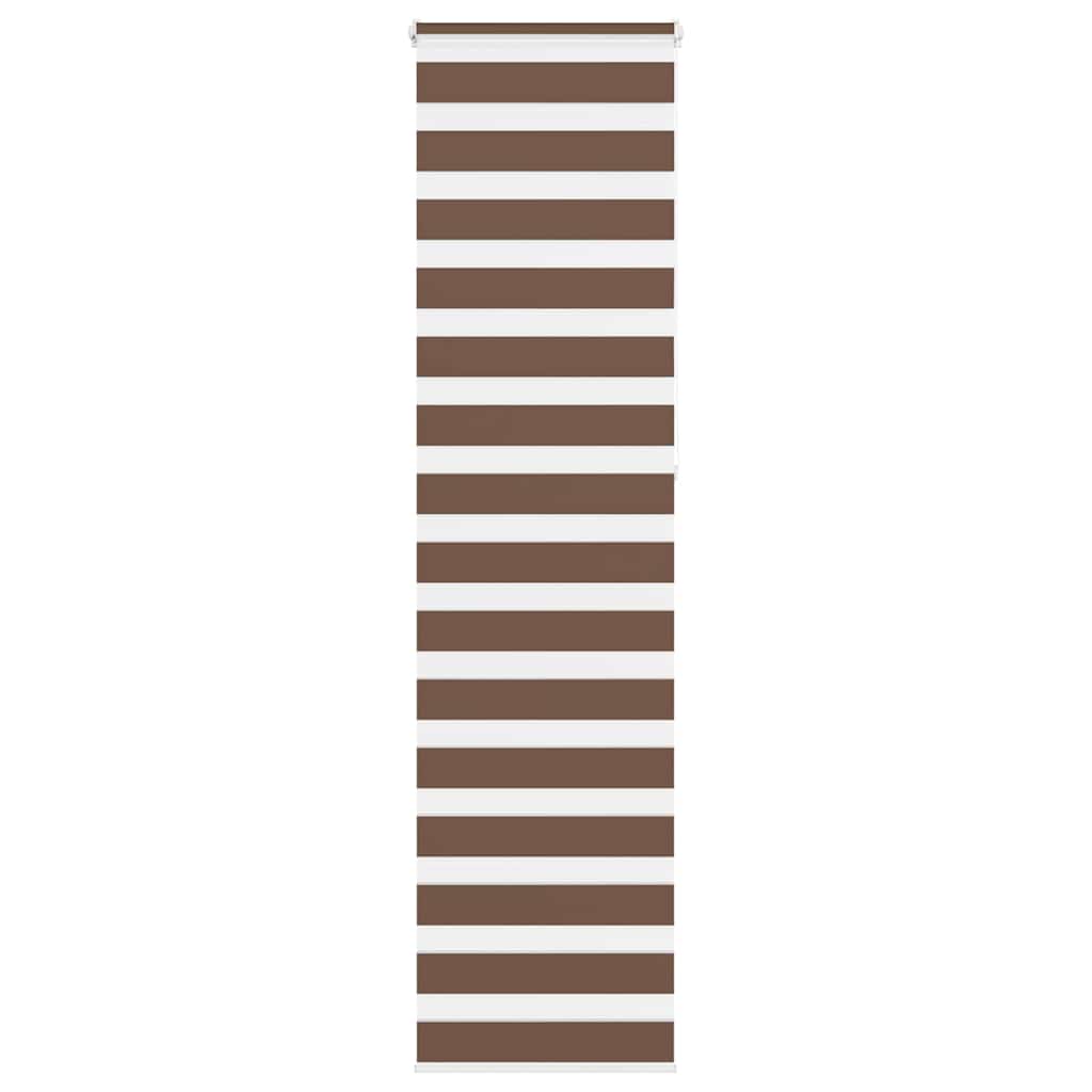Vidaxx Zebra-Rollo 60x230 cm Stoffbreite 55,9 cm Polyester braun