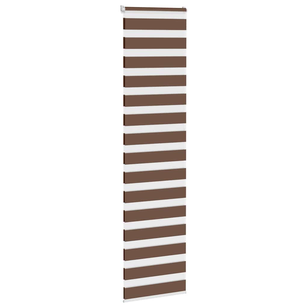 Vidaxx Zebra-Rollo 60x230 cm Stoffbreite 55,9 cm Polyester braun