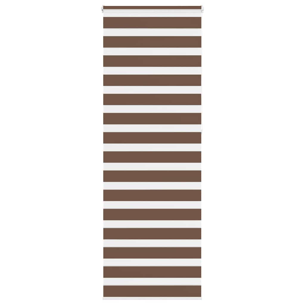 Vidaxx Zebra-Rollo 70x230 cm Stoffbreite 65,9 cm Polyester braun