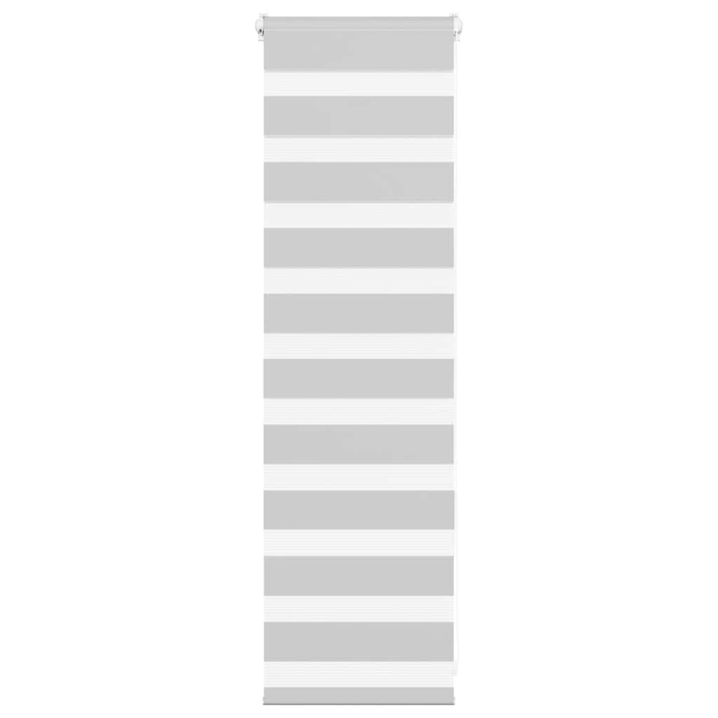 VidaXL Zebra-Rollo 50x100 cm Stoffbreite 45,9 cm Hellgrau