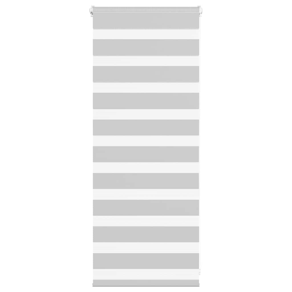 VidaXL Zebra-Rollo 60x100 cm Stoffbreite 55,9 cm Hellgrau