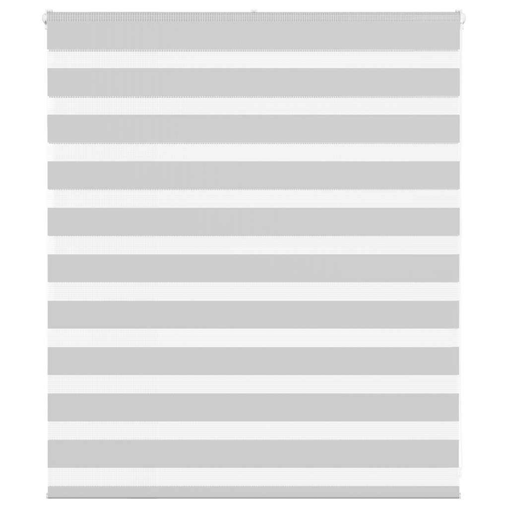 VidaXL Zebra-Rollo 120x100 cm Stoffbreite 115,9 cm Hellgrau