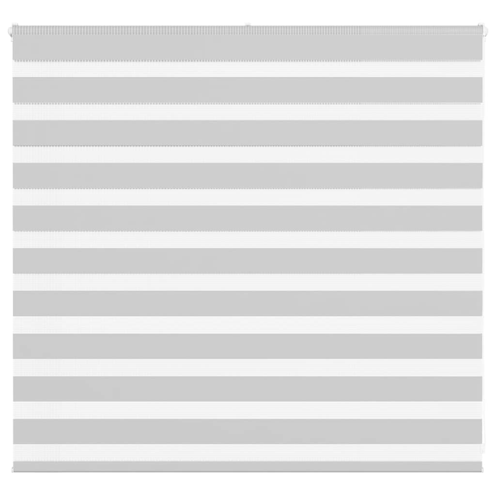 VidaXL Zebra-Rollo 155x100 cm Stoffbreite 150,9 cm Hellgrau