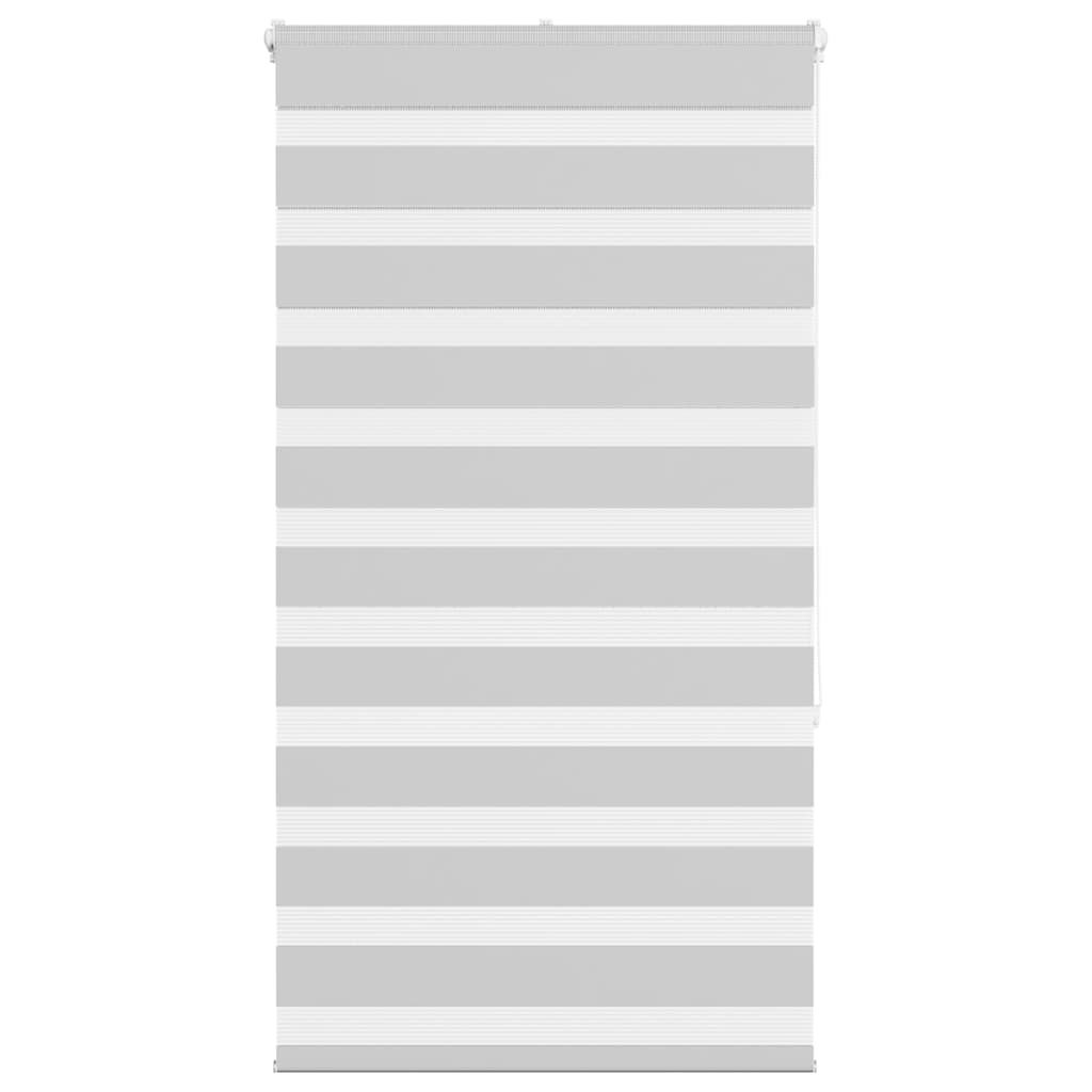 VidaXL Zebra-Rollo 85x150 cm Stoffbreite 80,9 cm Hellgrau