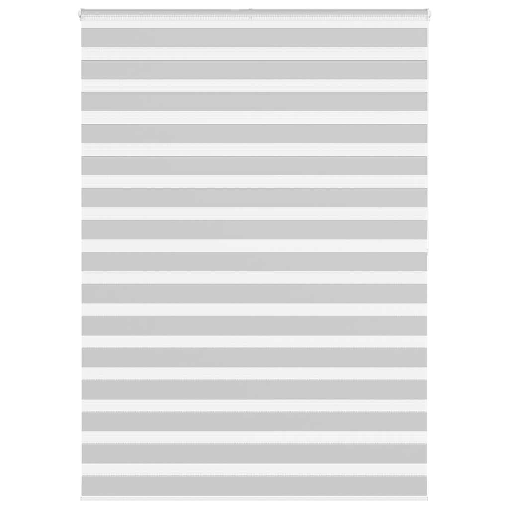 VidaXL Zebra-Rollo 155x200 cm Stoffbreite 150,9 cm Hellgrau