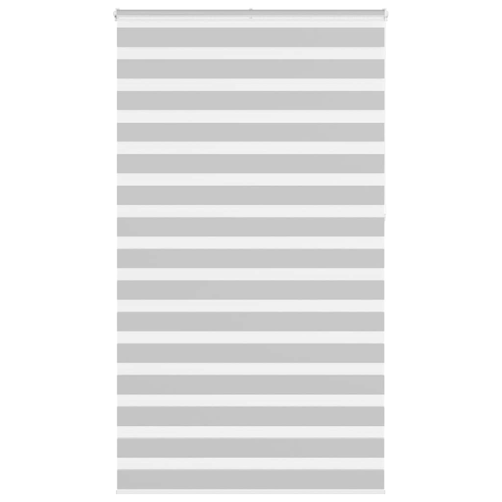 VidaXL Zebra-Rollo 120x230 cm Stoffbreite 115,9 cm Hellgrau