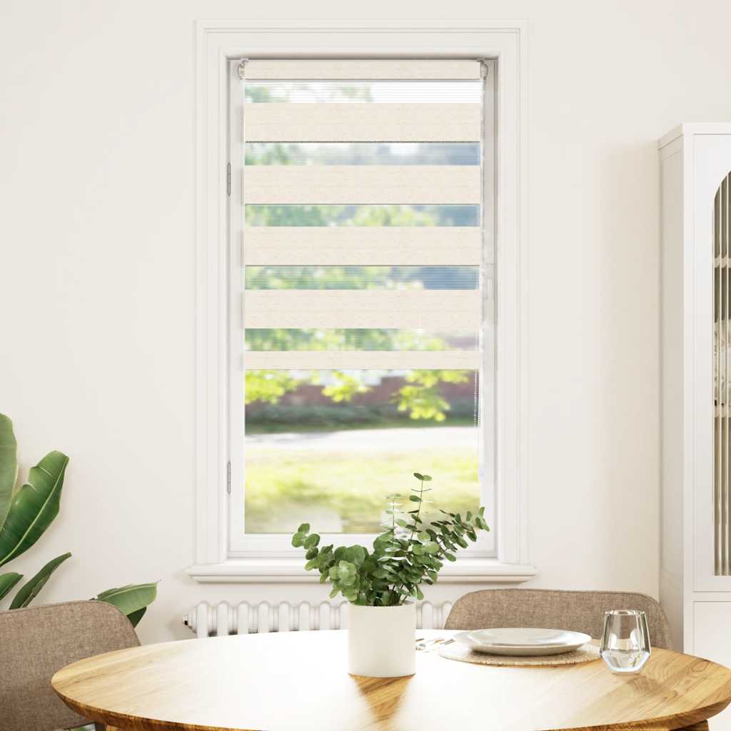 VidaXL Zebra-Rollo 60x100 cm Stoffbreite Marmorbeige 55,9 cm