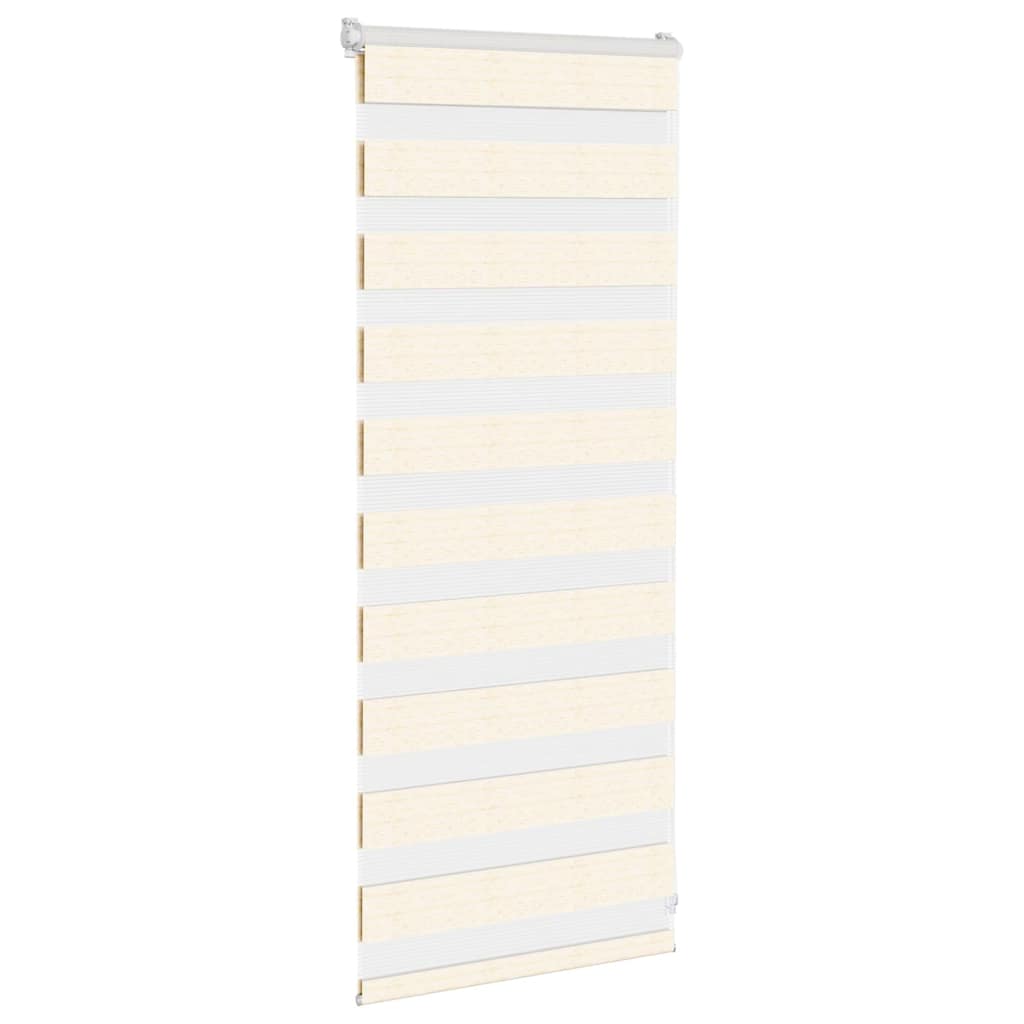 Vidaxx Zebra-Rollo 65x100 cm Stoffbreite 60,9 cm Marmorbeige