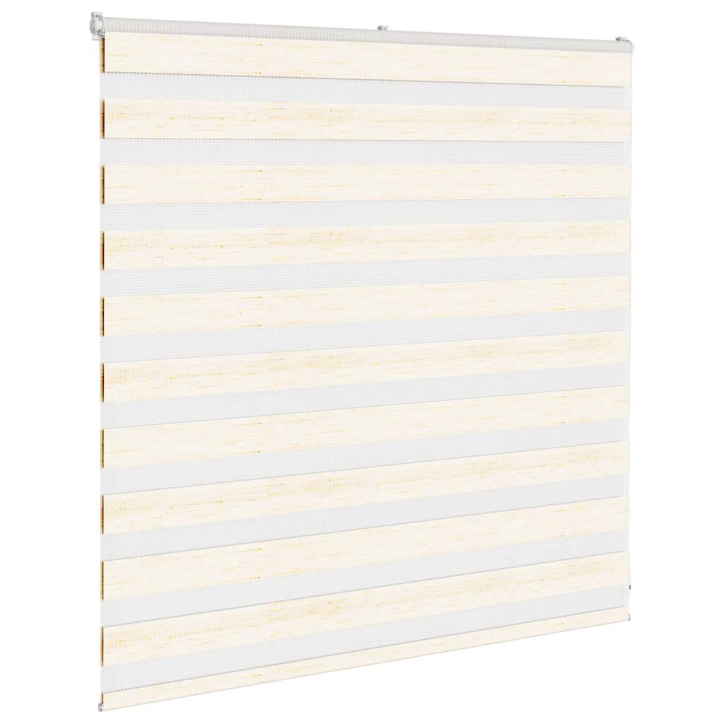 Vidaxx Zebra-Rollo 150x100 cm Stoffbreite 145,9 cm Marmorbeige