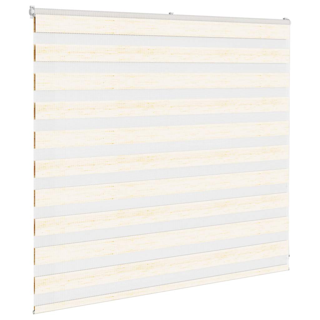 Vidaxx Zebra-Rollo 160x100 cm Stoffbreite 155,9 cm Marmorbeige