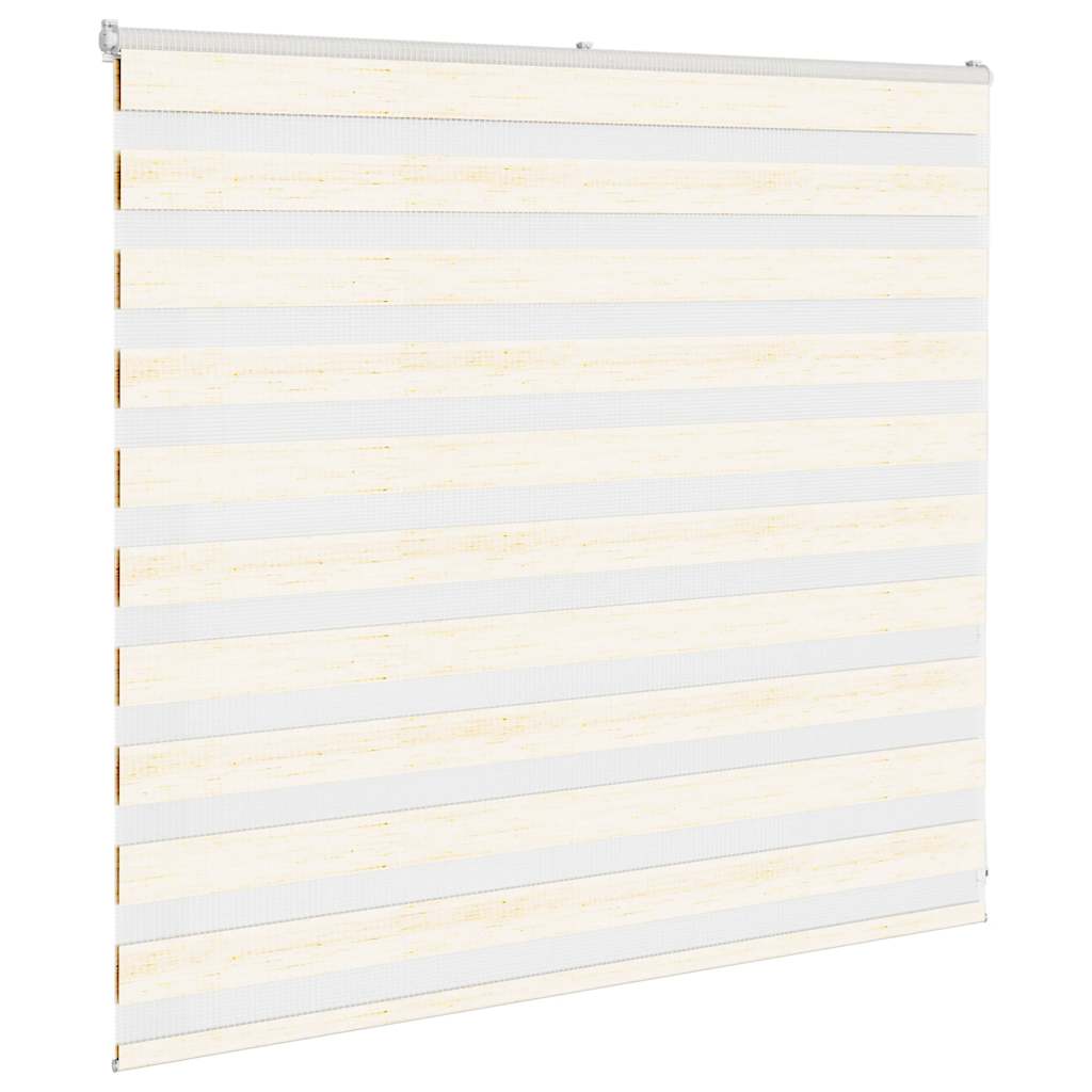 Vidaxx Zebra-Rollo 165x100 cm Stoffbreite 160,9 cm Marmorbeige