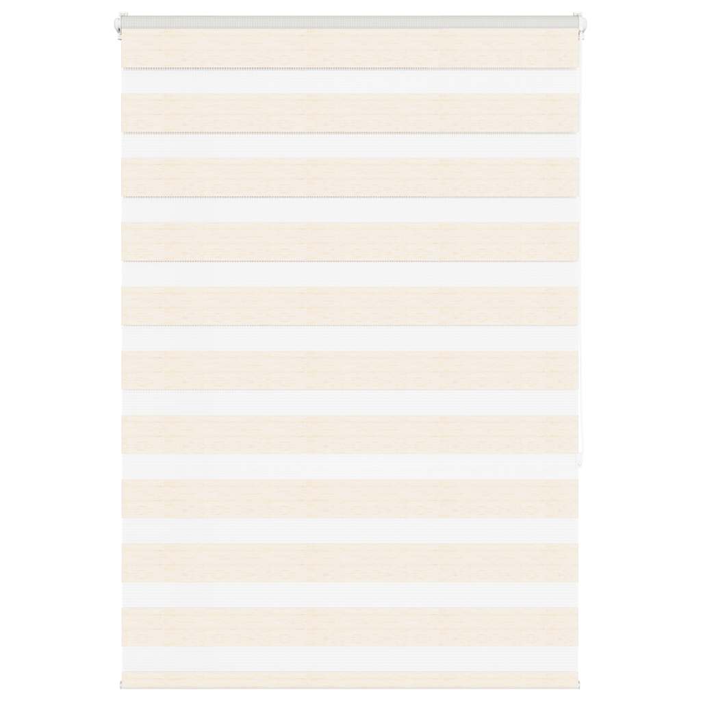 VidaXL Zebra-Rollo 95x150 cm Stoffbreite 90,9 cm Marmorbeige