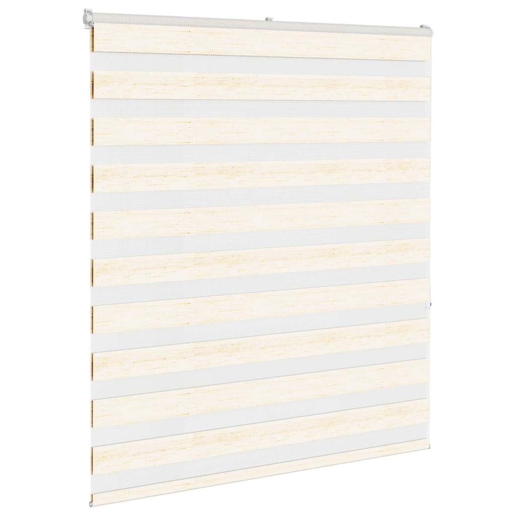 Vidaxx Zebra-Rollo 120x150 cm Stoffbreite 115,9 cm Marmorbeige