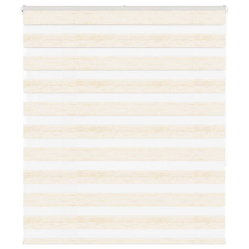 VidaXL Zebra-Rollo 130x150 cm Stoffbreite 125,9 cm Marmorbeige