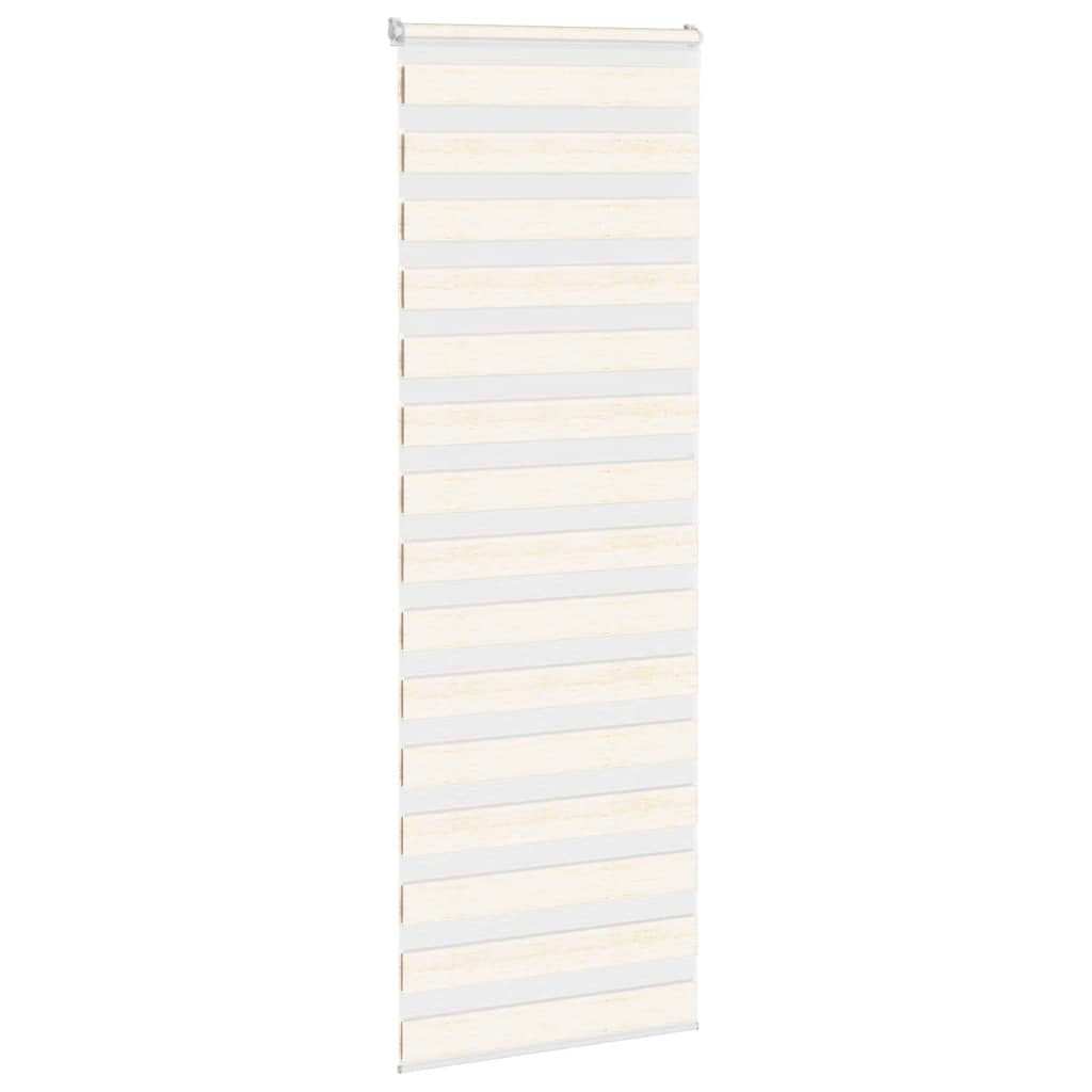 VidaXL Zebra-Rollo 70x200 cm Stoffbreite 65,9 cm Marmorbeige