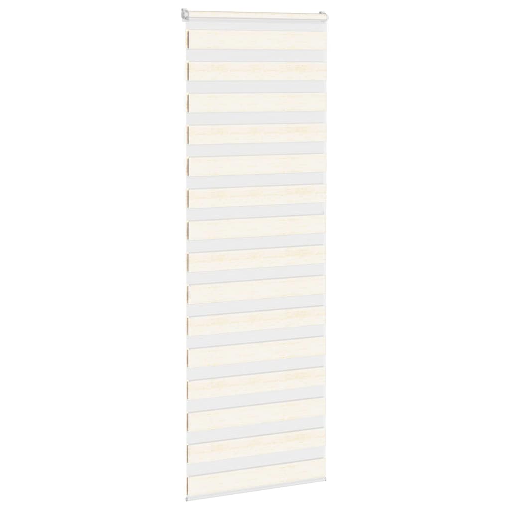 VidaXL Zebra-Rollo 75x200 cm Stoffbreite 70,9 cm Marmorbeige