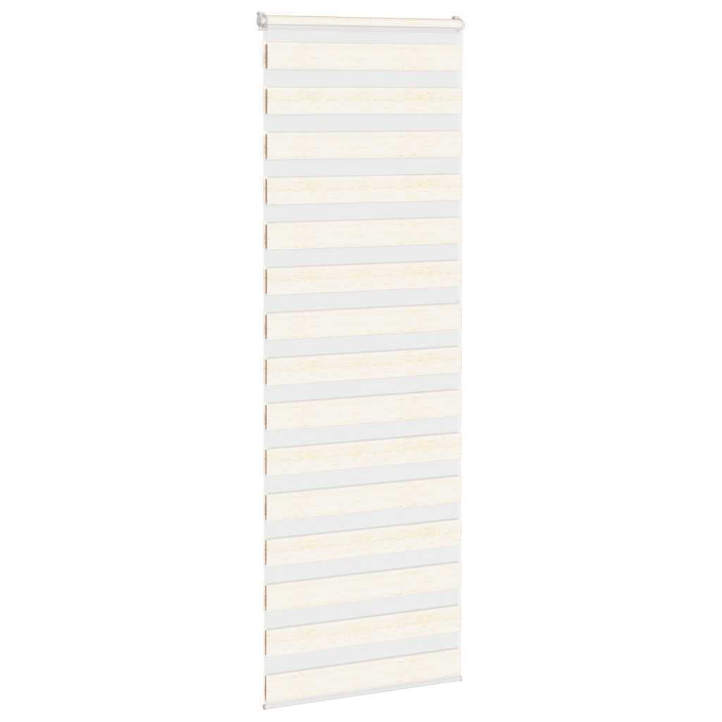 VidaXL Zebra-Rollo 80x200 cm Stoffbreite 75,9 cm Marmorbeige