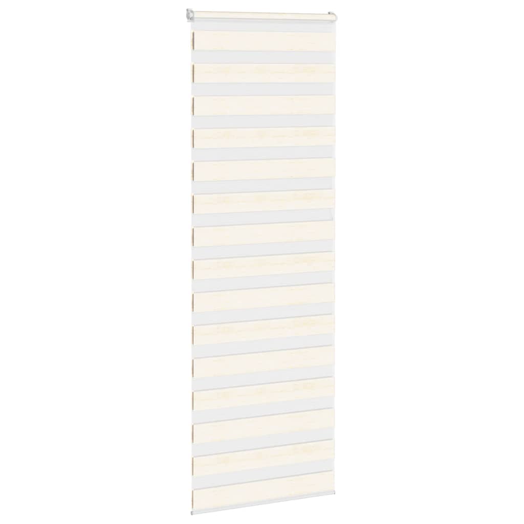 VidaXL Zebra-Rollo 85x200 cm Stoffbreite 80,9 cm Marmorbeige