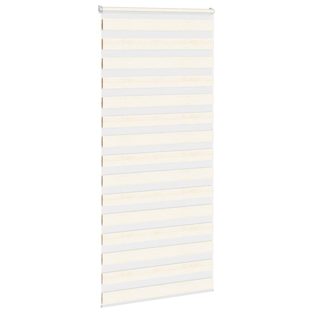 VidaXL Zebra-Rollo 105x200 cm Stoffbreite 100,9 cm Marmorbeige
