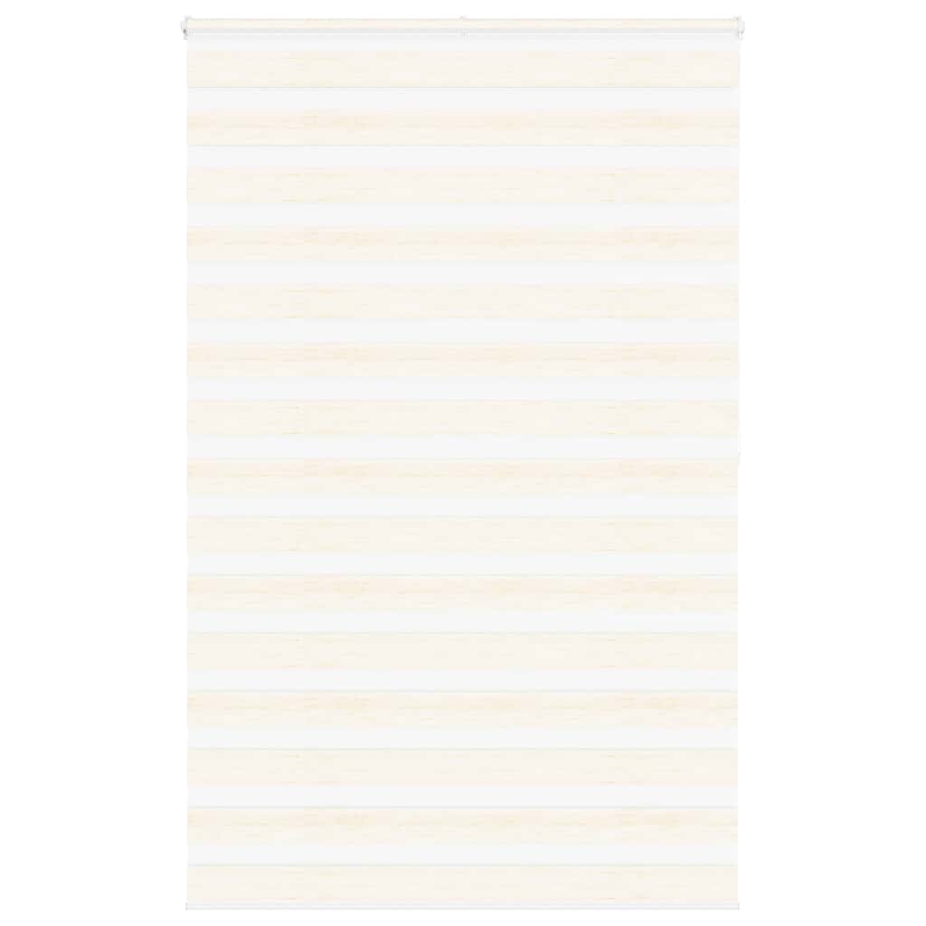 Vidaxx Zebra-Rollo 150x200 cm Stoffbreite 145,9 cm Marmorbeige