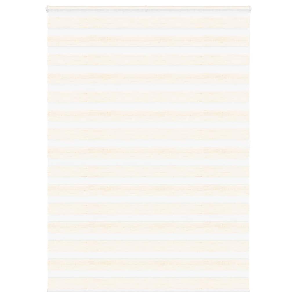 VidaXL Zebra-Rollo 155x200 cm Stoffbreite 150,9 cm Marmorbeige