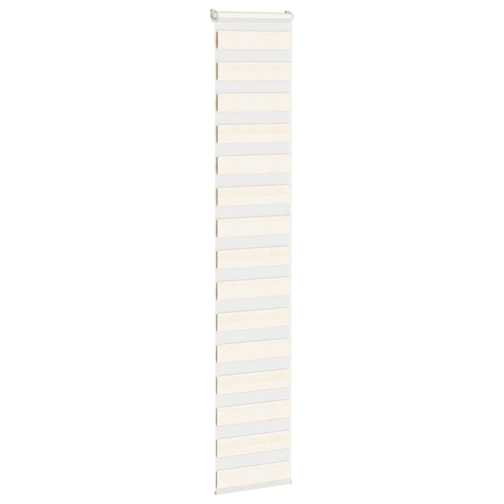 VidaXL Zebra-Rollo 40x230 cm Stoffbreite 35,9 cm Marmorbeige