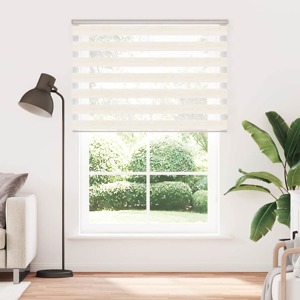 VidaXL Zebrarollo Marmorbeige 165x230 cm Stoffbreite 160,9 cm Polyester