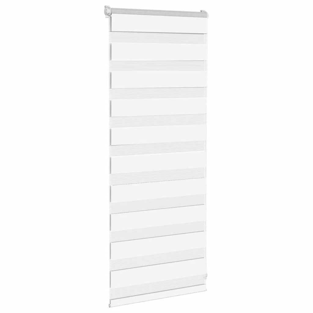 Vidaxx Zebra-Rollo 65x100 cm Stoffbreite 60,9 cm Polyester weiß