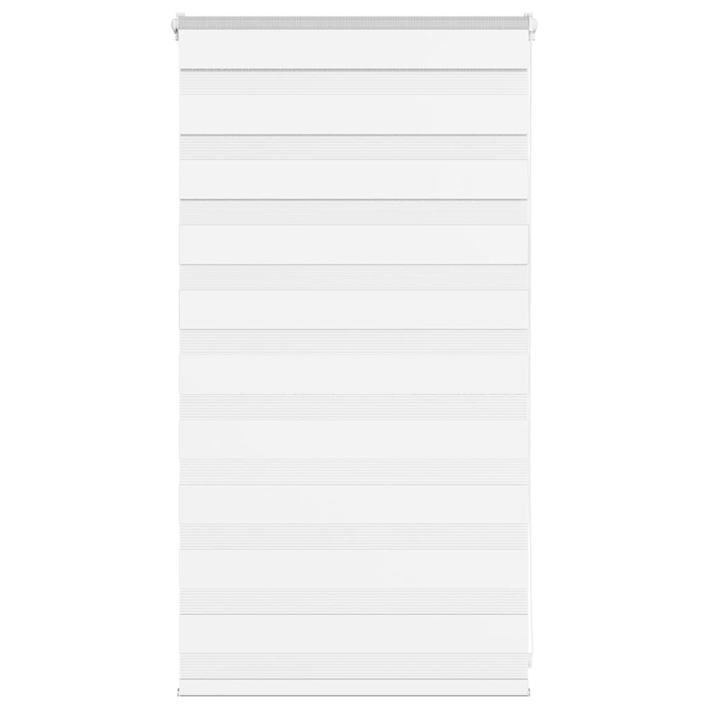 VidaXL Zebrarollo 80x100 cm Stoffbreite 75,9 cm Polyester weiß