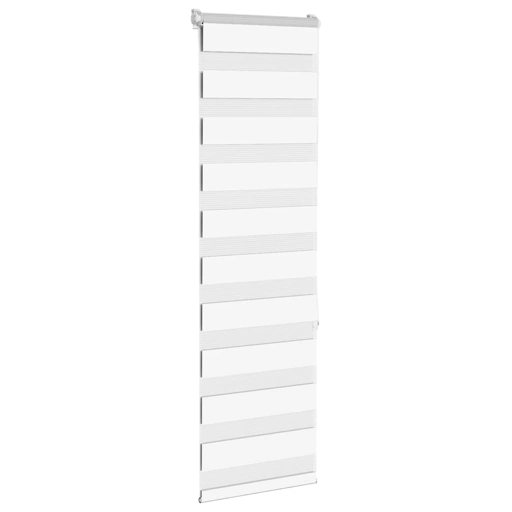 Vidaxx Zebra-Rollo 50x150 cm Stoffbreite 45,9 cm Polyester weiß