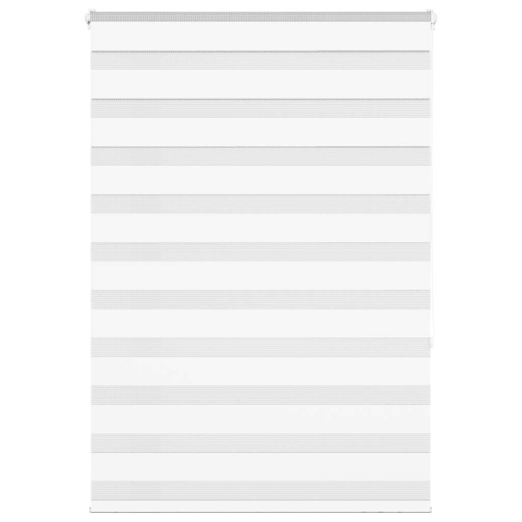Vidaxx Zebra-Rollo 100x150 cm Stoffbreite 95,9 cm Polyester weiß