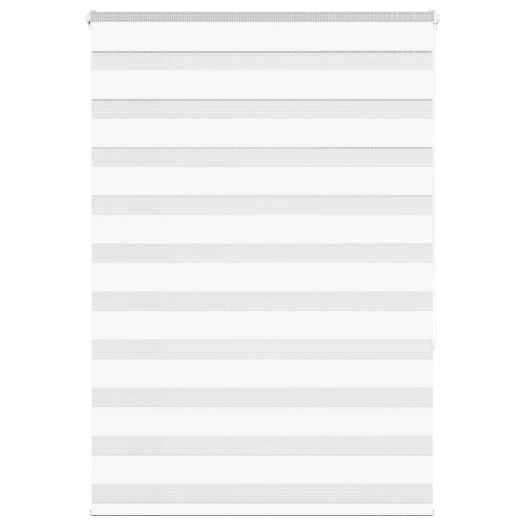 VidaXL Zebra-Rollo 110x150 cm Stoffbreite 105,9 cm Polyester weiß