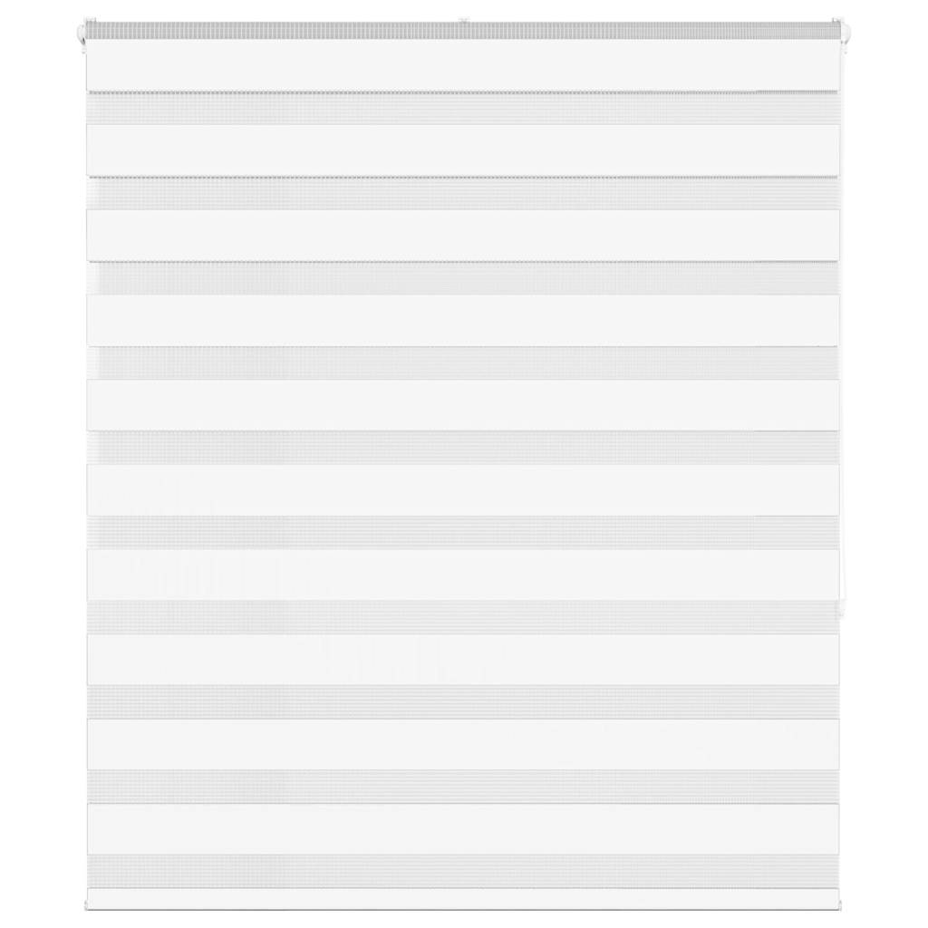 VidaXL Zebra-Rollo 135x150 cm Stoffbreite 130,9 cm Polyester weiß
