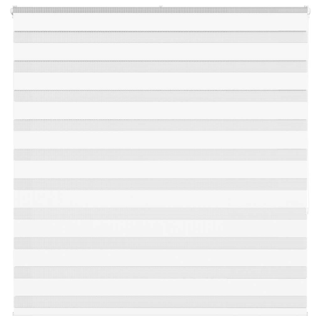 VidaXL Zebra-Rollo 150x150 cm Stoffbreite 145,9 cm Polyester Weiß