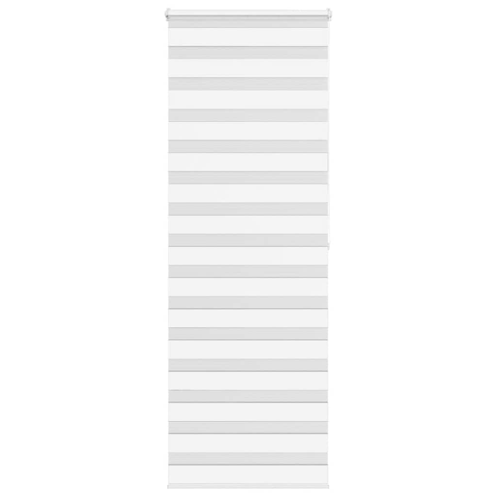 Vidaxx Zebra-Rollo 75x200 cm Stoffbreite 70,9 cm Polyester weiß