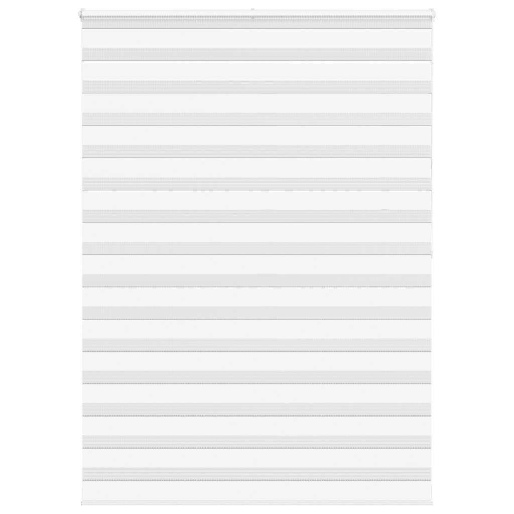 VidaXL Zebra-Rollo 155x200 cm Stoffbreite 150,9 cm Polyester weiß
