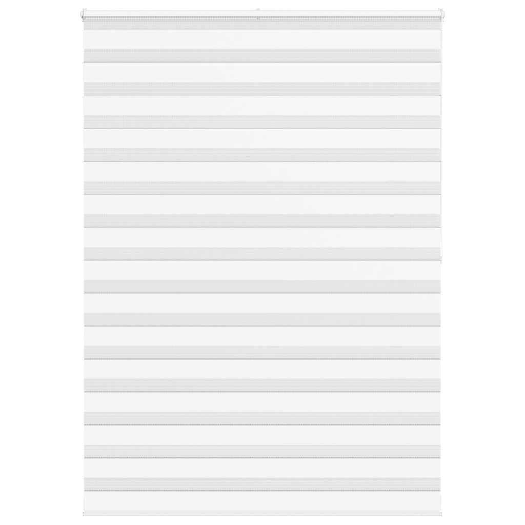 VidaXL Zebra-Rollo 165x200 cm Stoffbreite 160,9 cm Polyester weiß