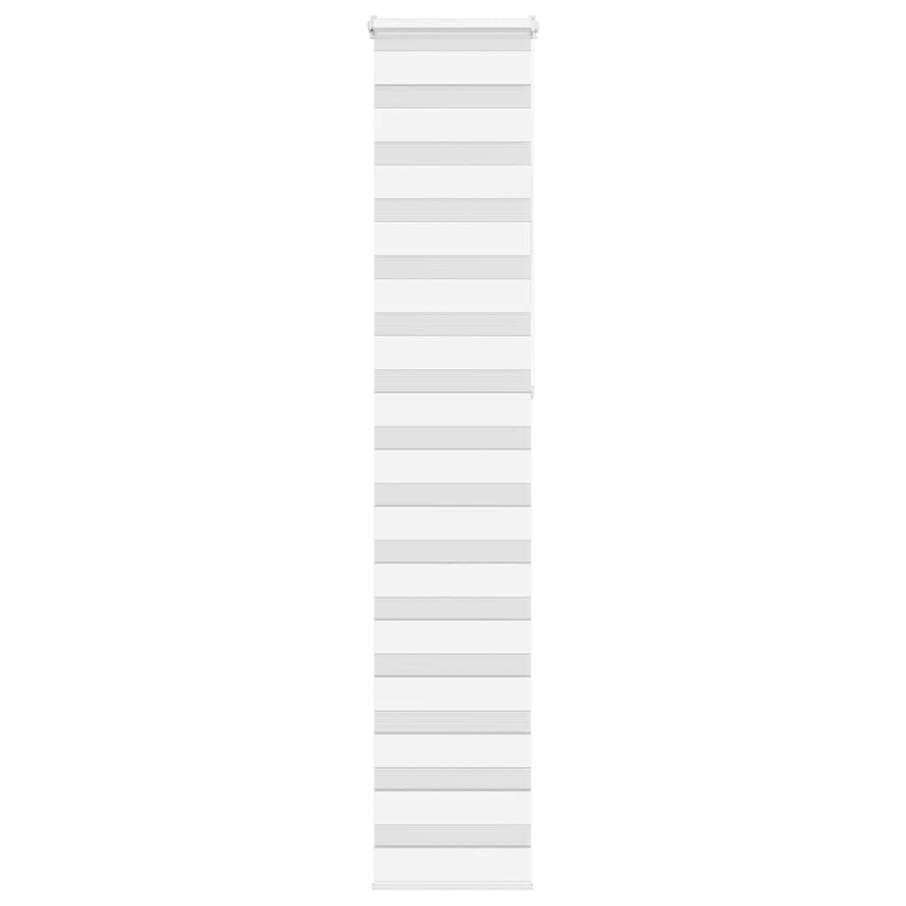 VidaXL Zebra-Rollo 40x230 cm Stoffbreite 35,9 cm Polyester weiß