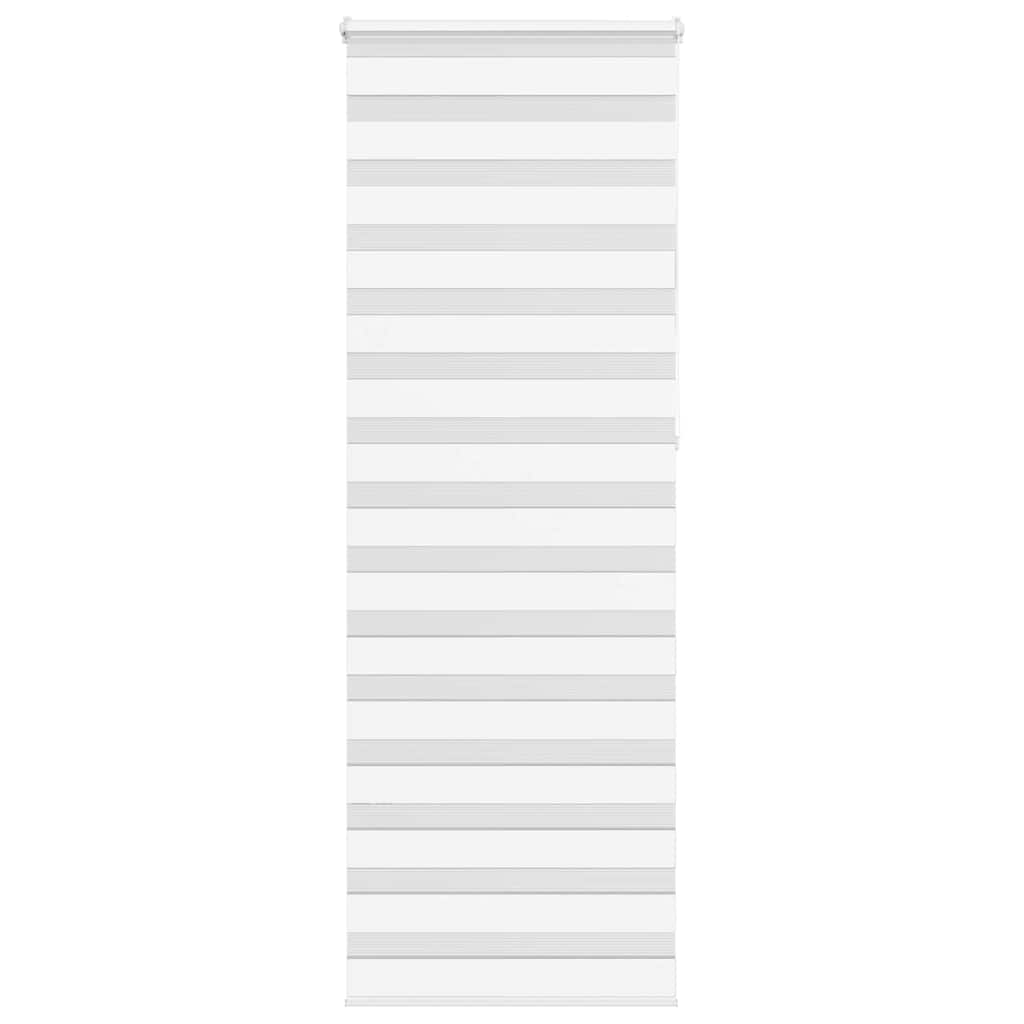VidaXL Zebra-Rollo 70x230 cm Stoffbreite 65,9 cm Polyester weiß