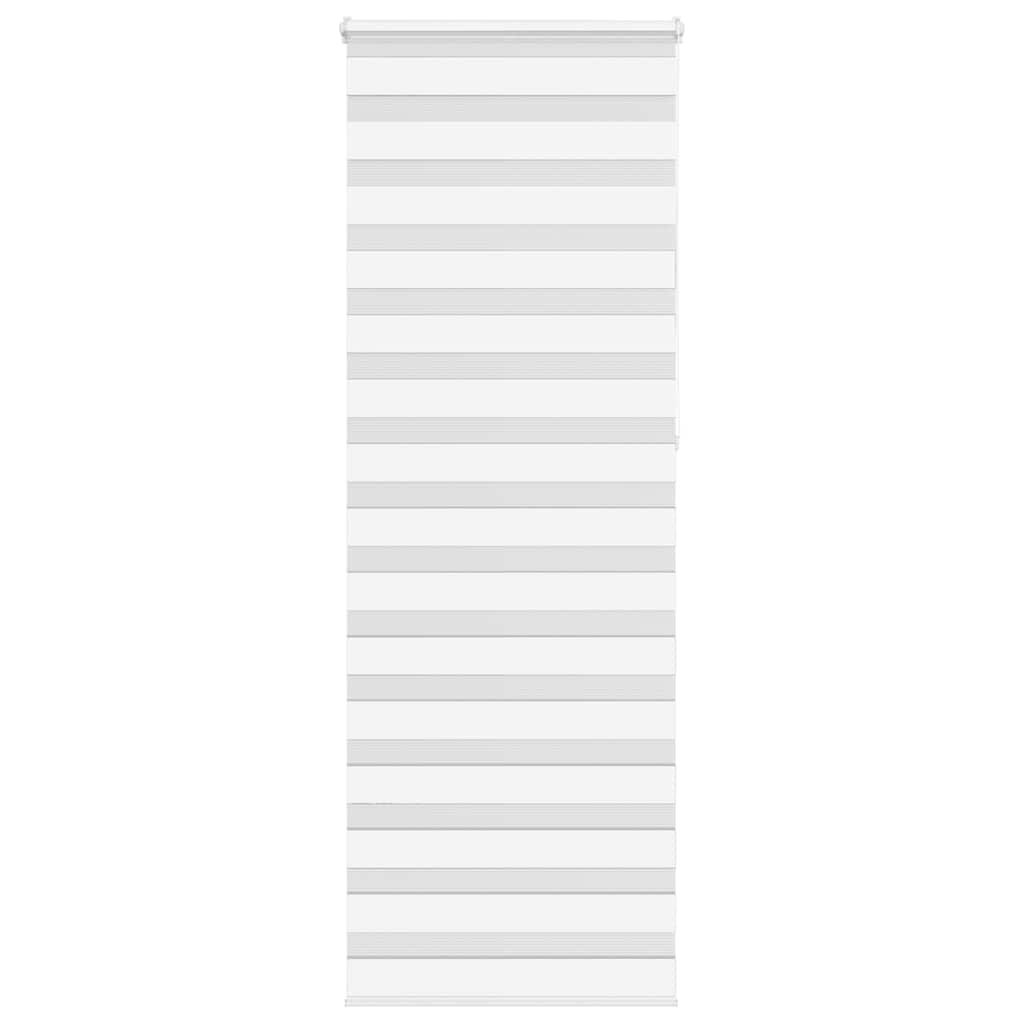VidaXL Zebra-Rollo 75x230 cm Stoffbreite 70,9 cm Polyester weiß
