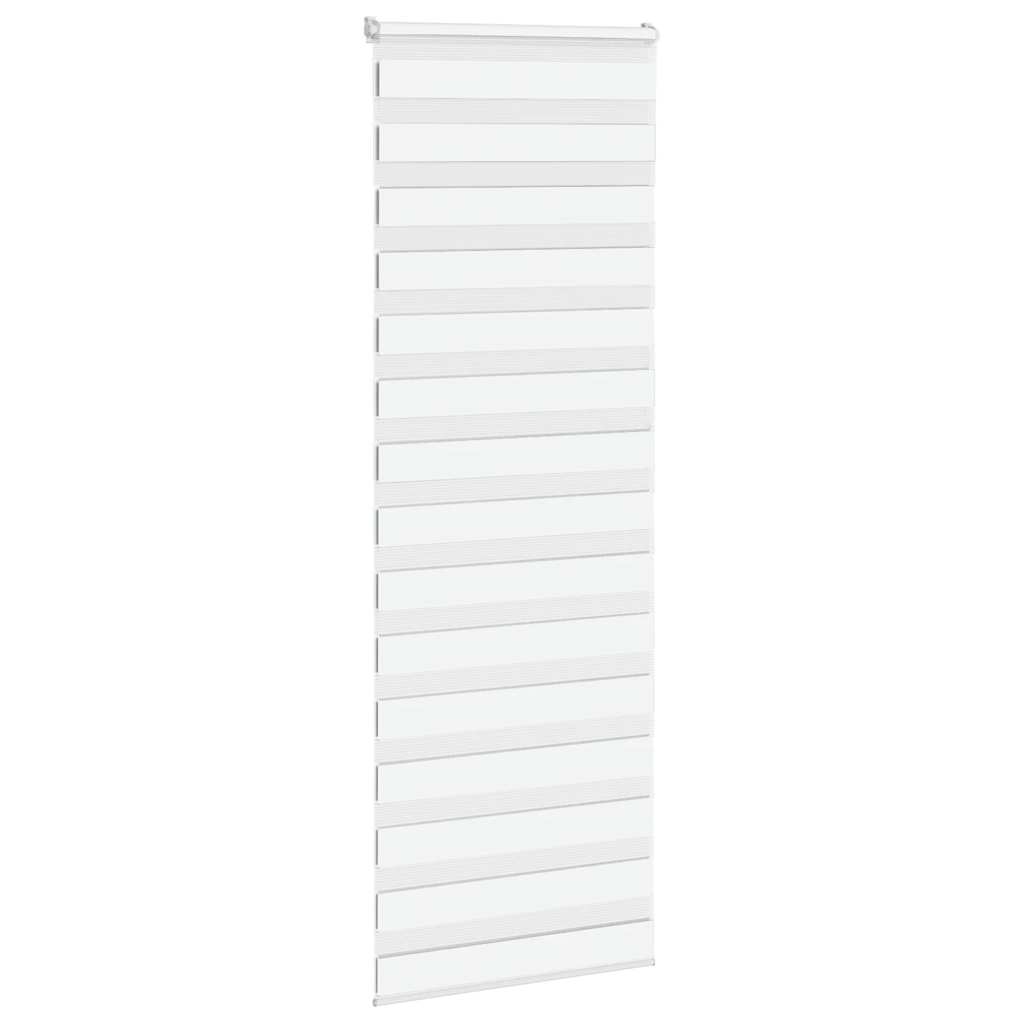 Vidaxx Zebra-Rollo 80x230 cm Stoffbreite 75,9 cm Polyester weiß