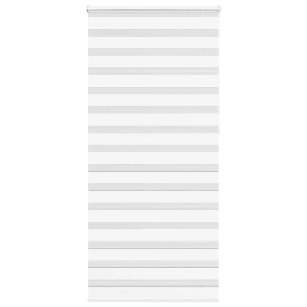 VidaXL Zebra-Rollo 110x230 cm Stoffbreite 105,9 cm Polyester weiß