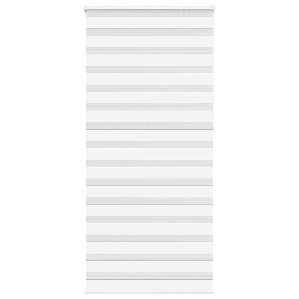 VidaXL Zebra-Rollo 115x230 cm Stoffbreite 110,9 cm Polyester weiß